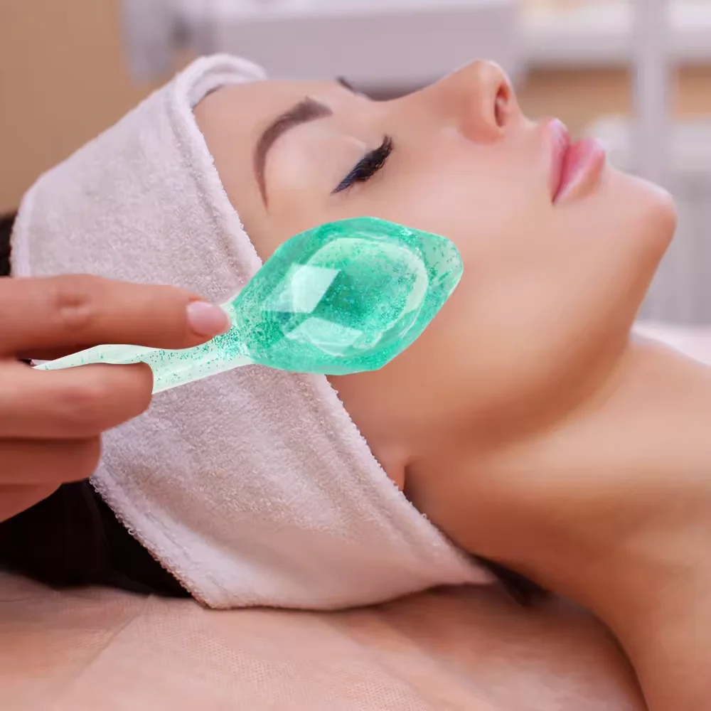 Massaging Facial Ice Globes Facial  Massage Ice Cooling Globes Facial Globes to Reduce Puffiness Pores Wrinkles Dark Circles