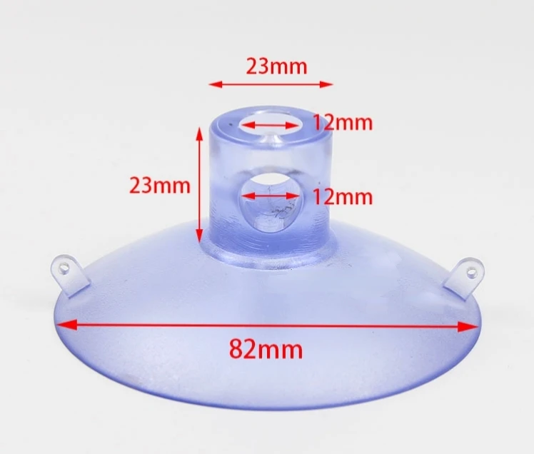 80mm clear Cat Window Bed Suction Cup Replacement for Cat Window Seat