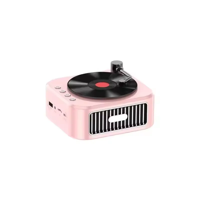 New Stock Arrival Mini Retro Music Portable Multi Functional Indoor Casual Wireless Smart BT Speaker