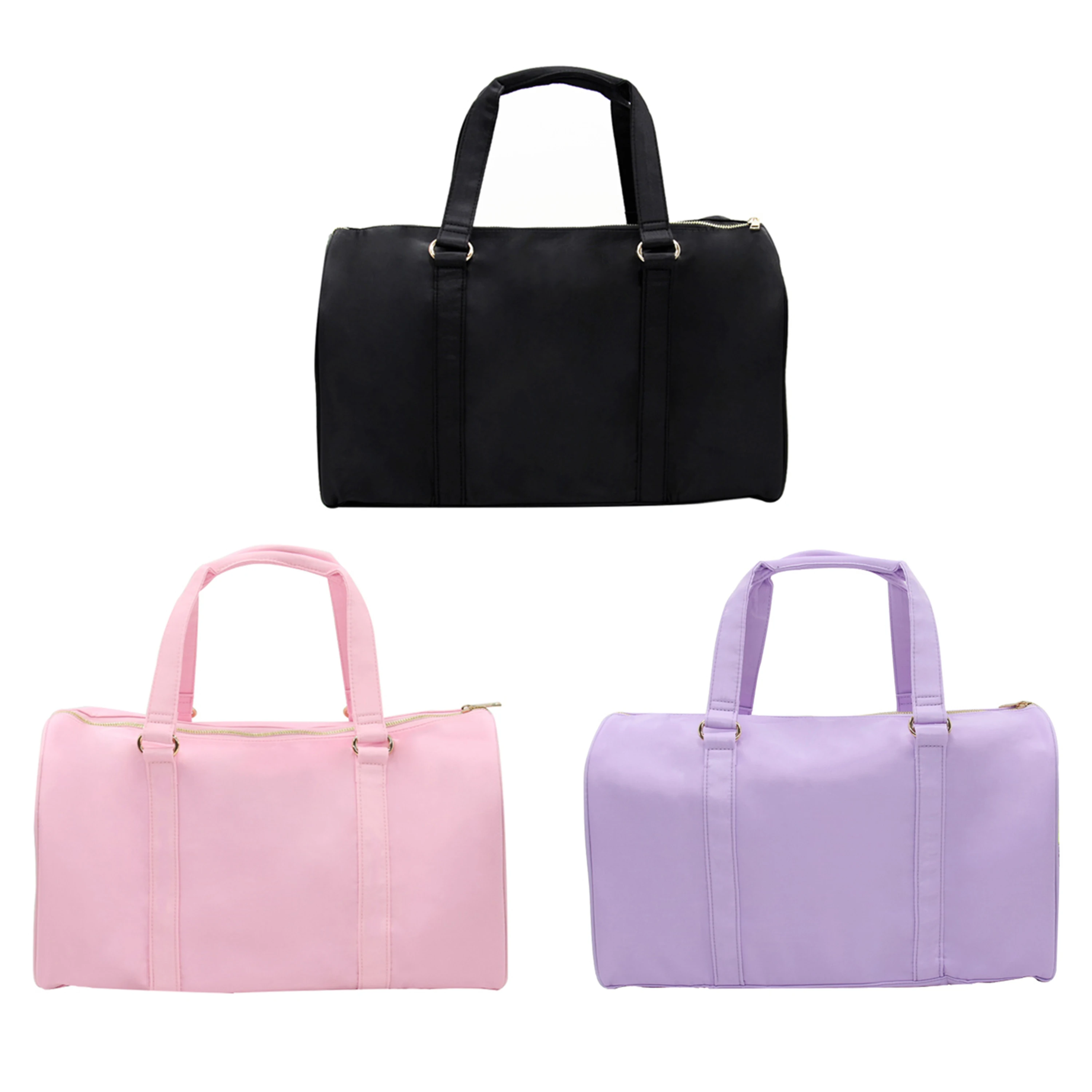 Wholesale pink Nylon Travel Essentials Other Sports Weekender Outdoor Waterproof Travelling Bags for Girl