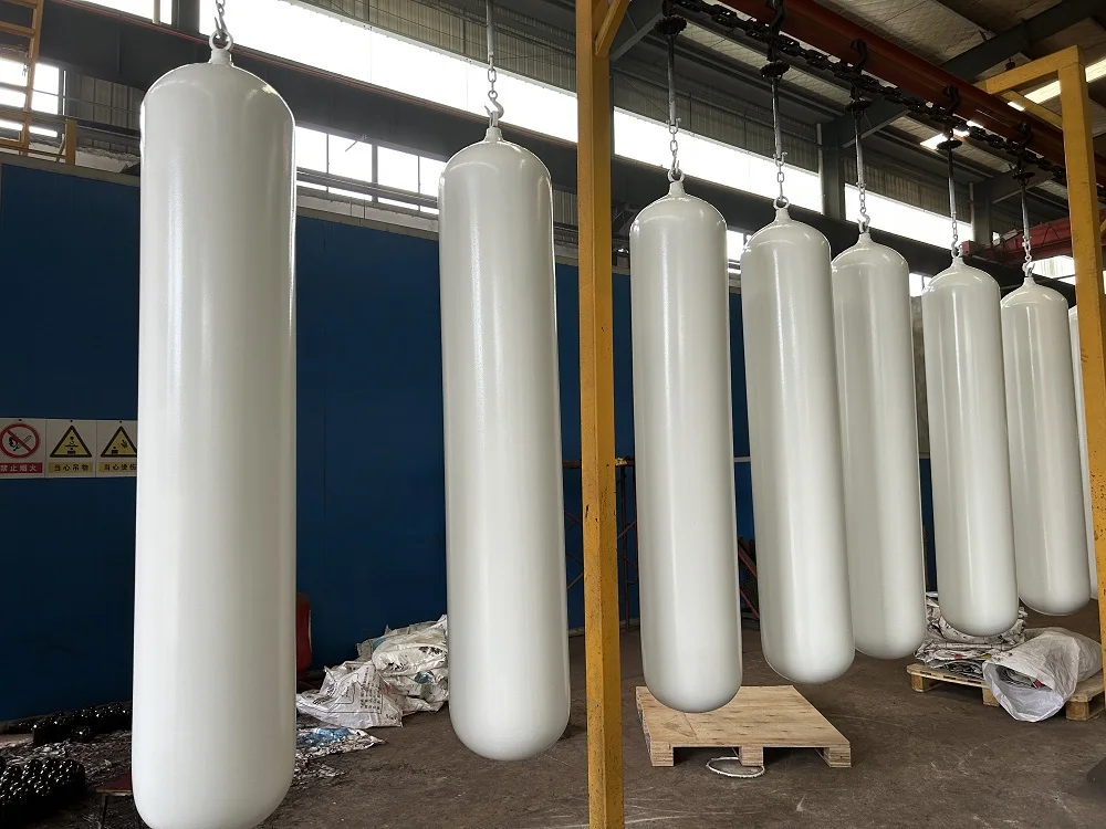 30l/50l/65l/80l/90l/100l Gb Iso Ece R Certificated Cng Steel Cylinder For Automotive Vehicles Cng Cylinder