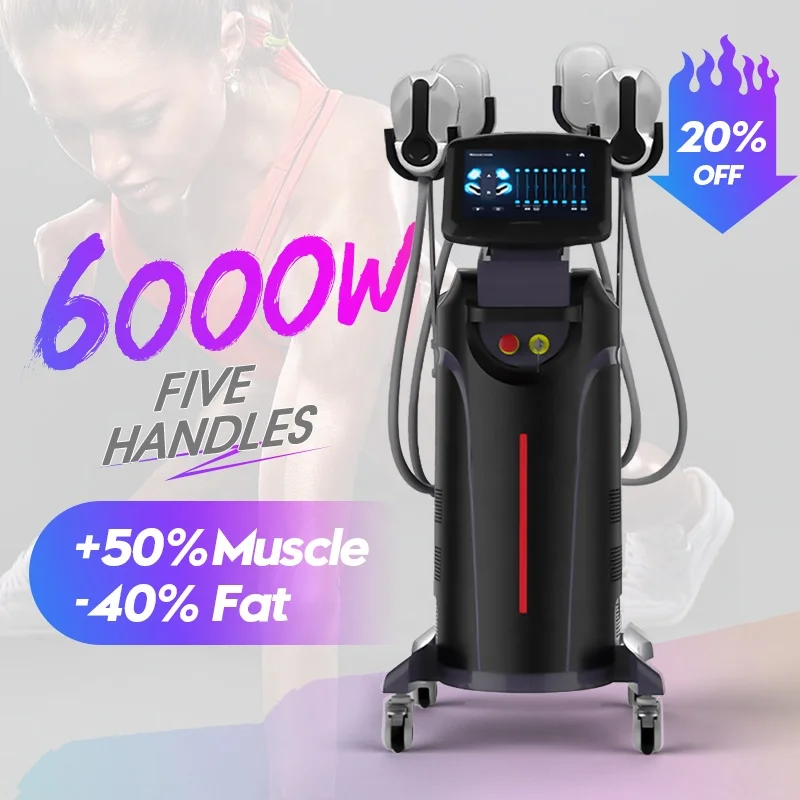 Commercial same time emslim electrical stimulation machine ems rf slimming tightening device em slim neo rf