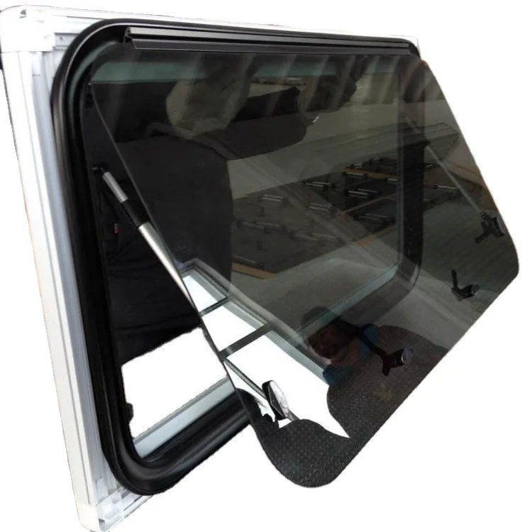 
Camping car double layer push-out window with curtain 