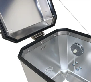 
41L motorcycle pannier case aluminium side case silver for adventure 