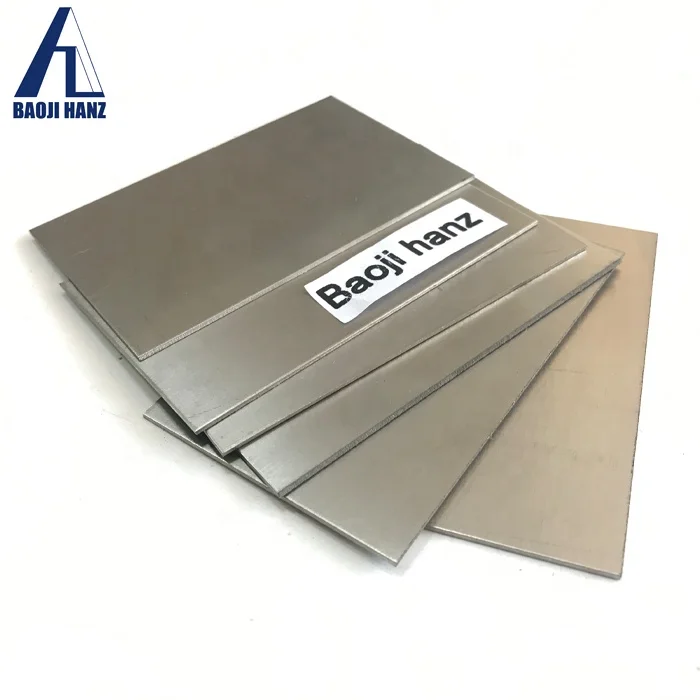Титановый лист Baoji hanz Gr1 Gr2 Gr5 gr.9 1,5 мм 2 мм 3 мм 4 мм 6 мм 8 мм 10 мм 20 мм титановая пластина цена