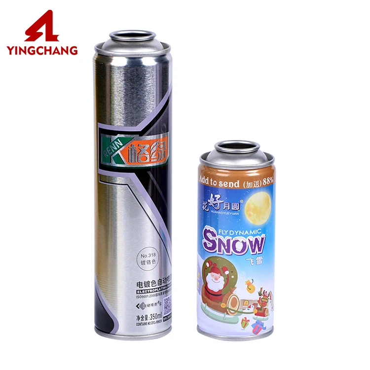 2023 Manufacturer factory pepper tin aerosol can graffiti empty spray paint can tinplate metal can