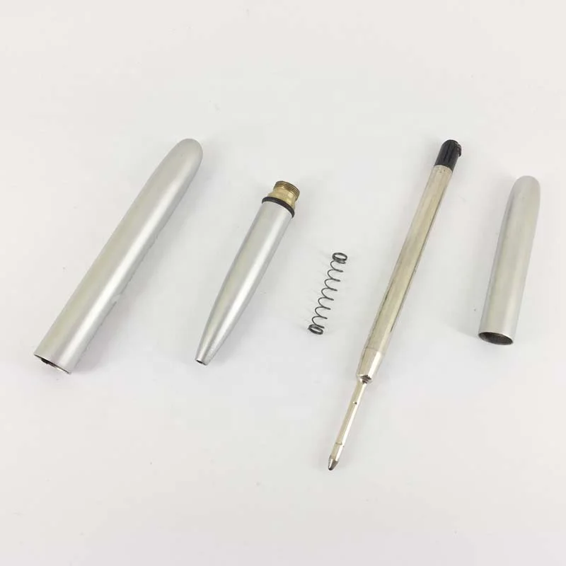 ACMECN Short Ball Pen Pocket size Mini Space Style Ballpoint Pen Brass Popular Metal Ball Pen Business Promotion Gift Stationery