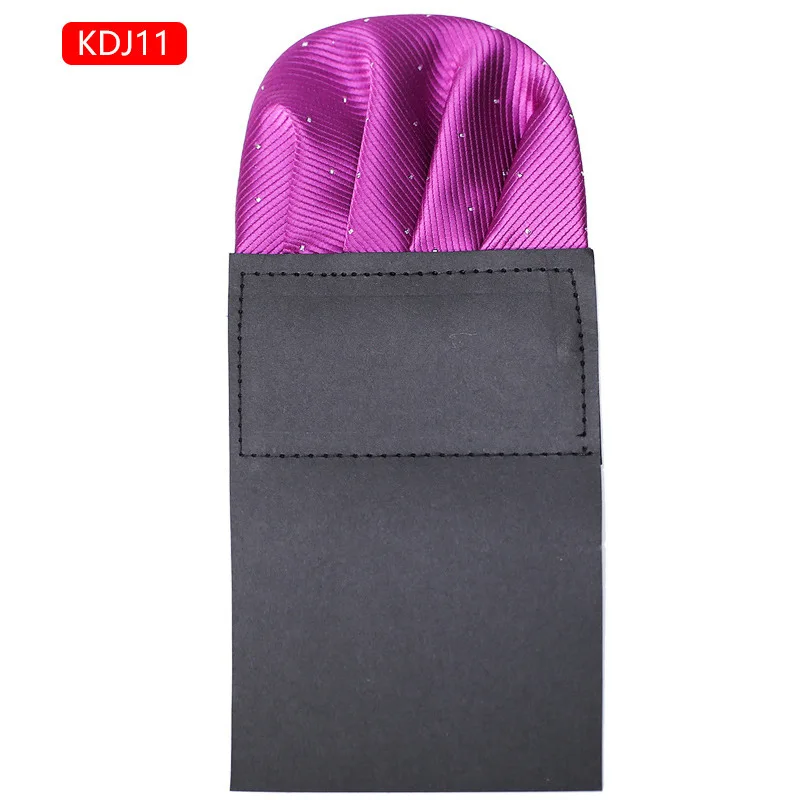 Wholesale China Supplier  Men Plain  Folded Pocket Squares Handkerchiefs