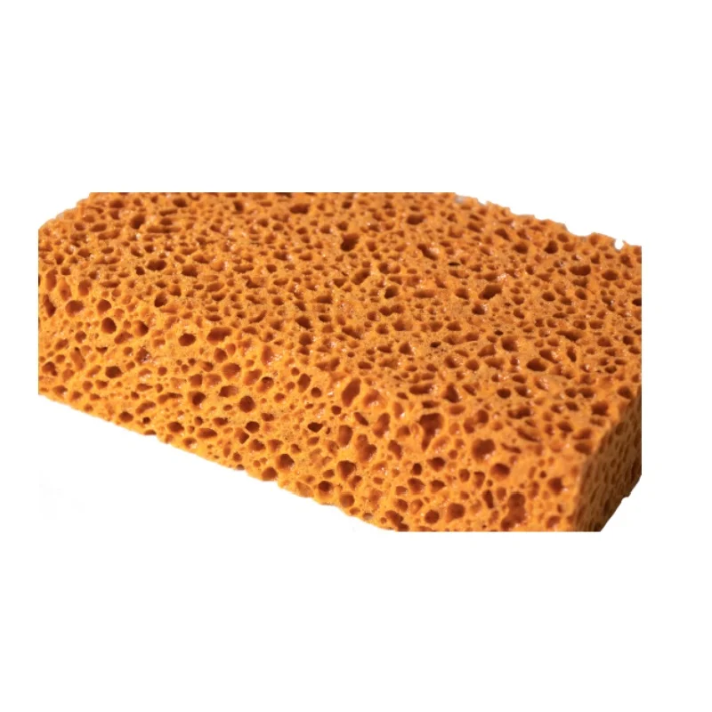 Wholesale Fiber Cellulose Car Waxing Sponge Polishing Scouring Pads Car Cleaning Foam Sponges  for Car Bodies