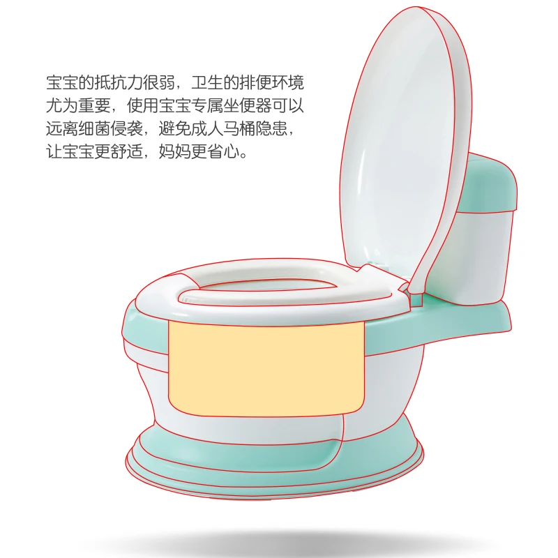 6 Months To 8 Years Baby Potty Chair Portable Children Potty Baby Potty Training Girls Boy Kids Newborns Toilet Seat
