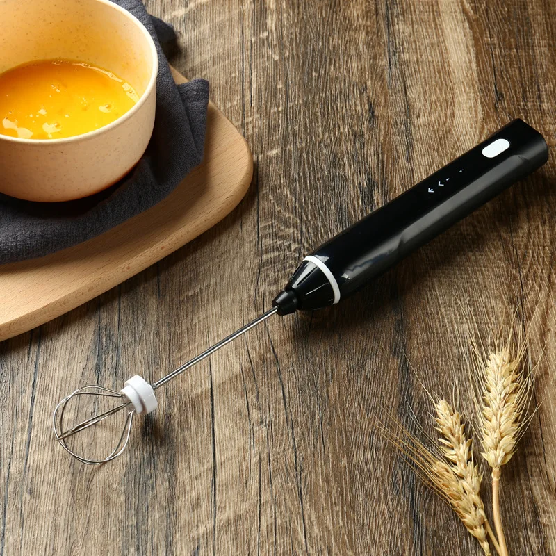 Portable Handheld electric Mixer Milk Frother Egg Beater Food Whisk Stirrer USB Rechargeable Hand Blender