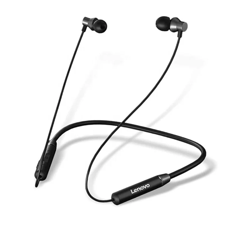 New Original Lenovo HE05 IPX5 Waterproof Noise Canceling Magnetic Neckband In ear Sport Wireless Bluetooth  Earphone with mic