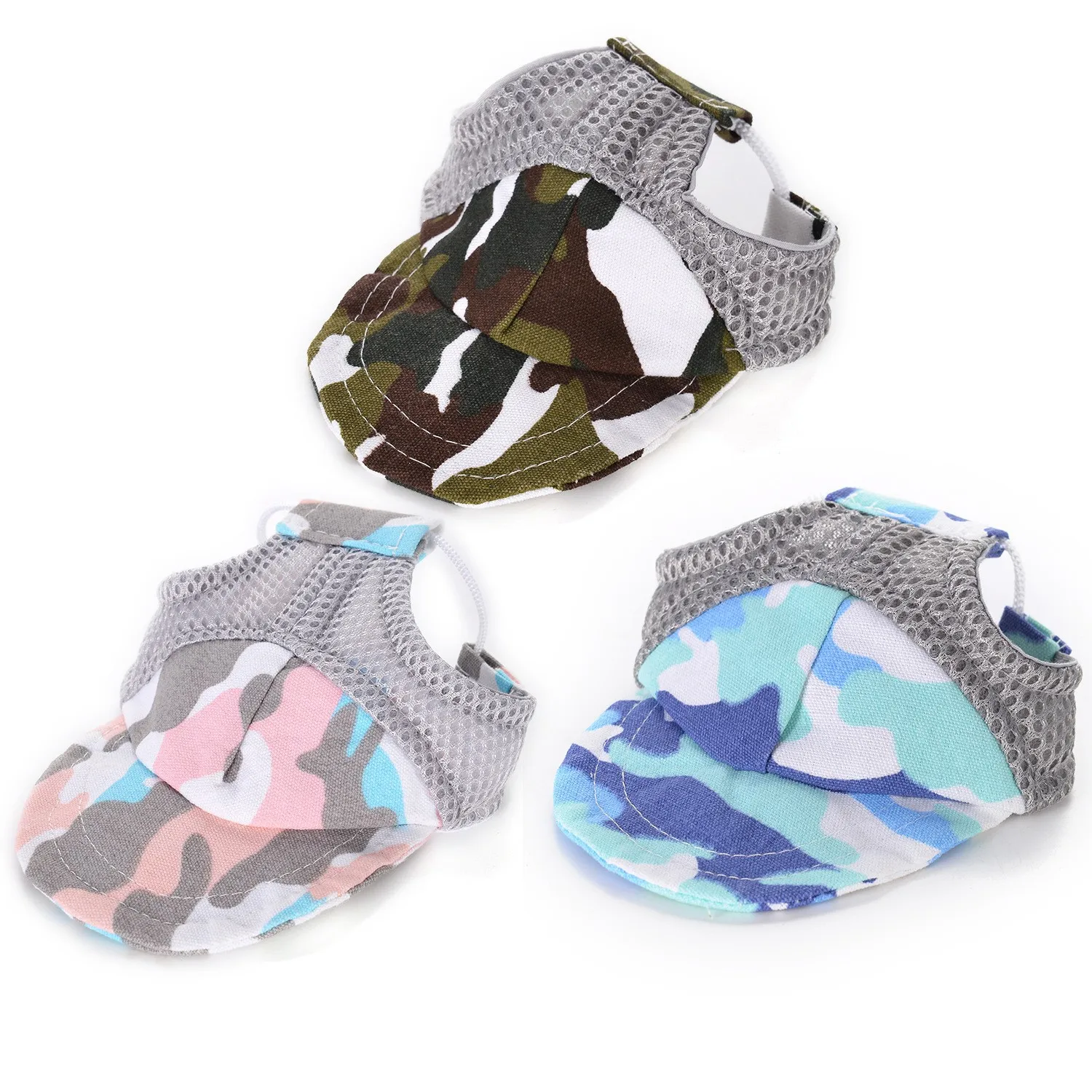 Wholesale Customized Travel Adjustable Outdoor Sport Pet Baseball dog Puppy Pet Hats For Dogs