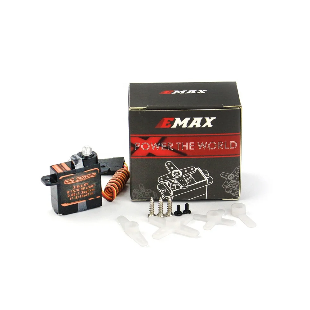 Оригинальный Цифровой Металлический сервопривод EMAX ES9052 5 г для радиоуправляемого самолета F3P с неподвижным крылом