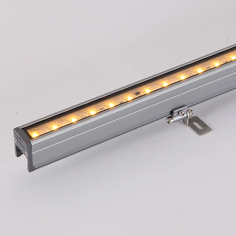 Ip66 Warm White Building Facade Light Bar 24w Led Wall Wash Outdoor Lighting
