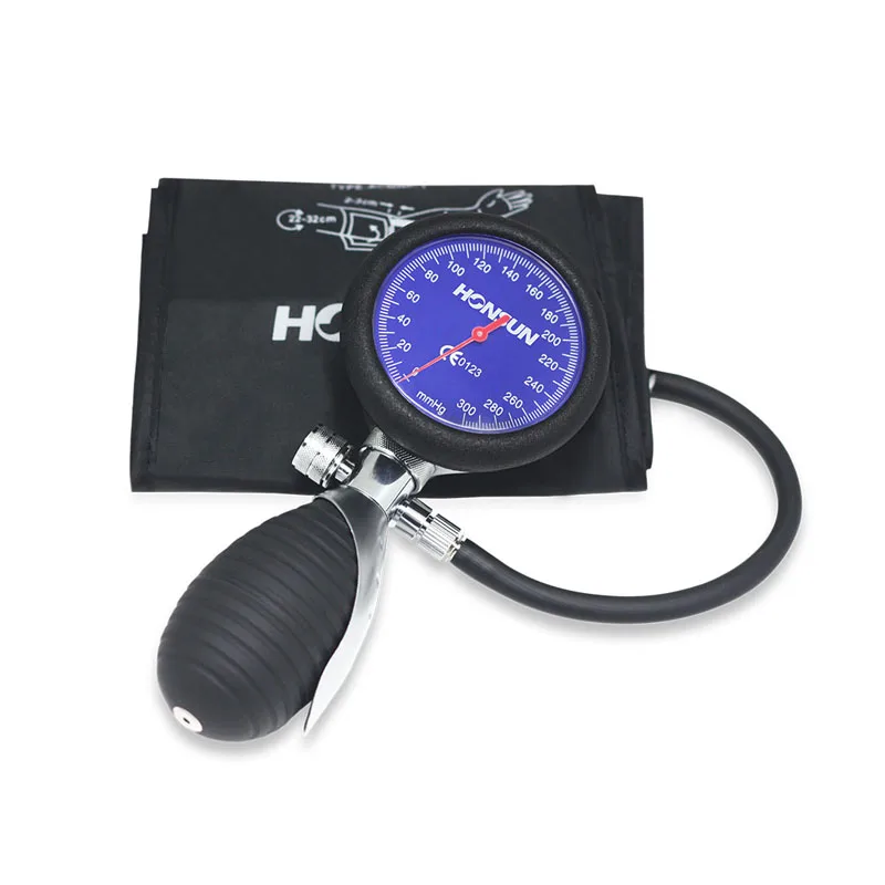HONSUN HS-201Q3 First Aid Palm Type Manual Blood Pressure Monitor Sphygmomanometer