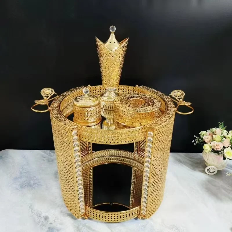 Дом лидер продаж золотой Эфиопский кофейный столик habesha rekebot с чайной чашкой и блюдцем