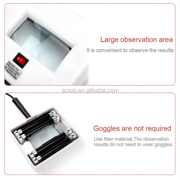 First Generation Wood Lamp Testing Uv Lamp Light Skin Scanner Analyzer Health Detection Skin Magnify