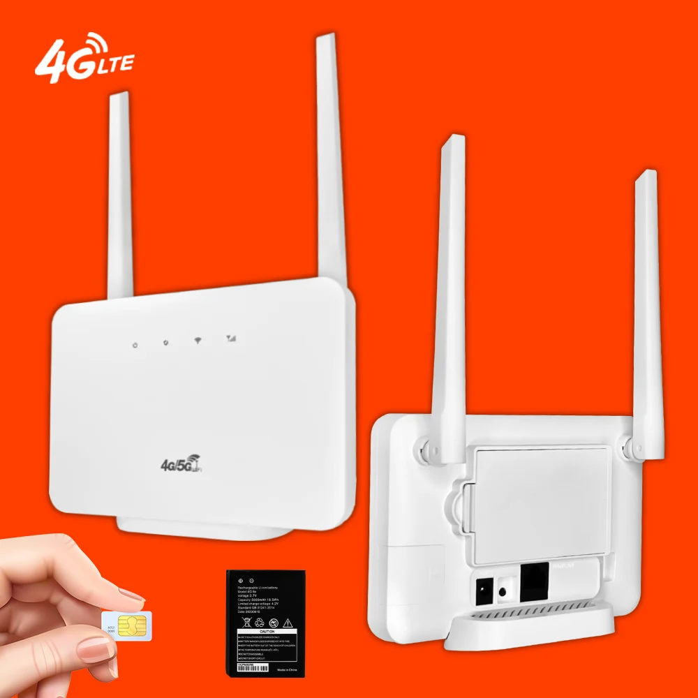 new product CP106 5000mAh wifi router 4g lte with sim card slot FDD LTE 4g lte router Business Office Use