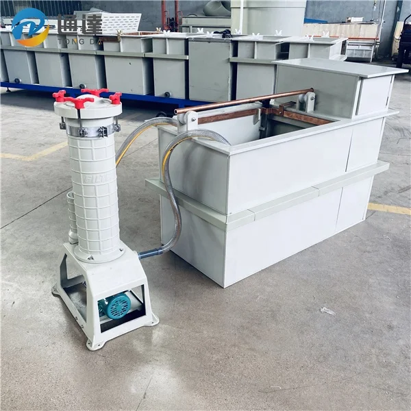 Mini plating machine copper electroplating machine with degreasing tank