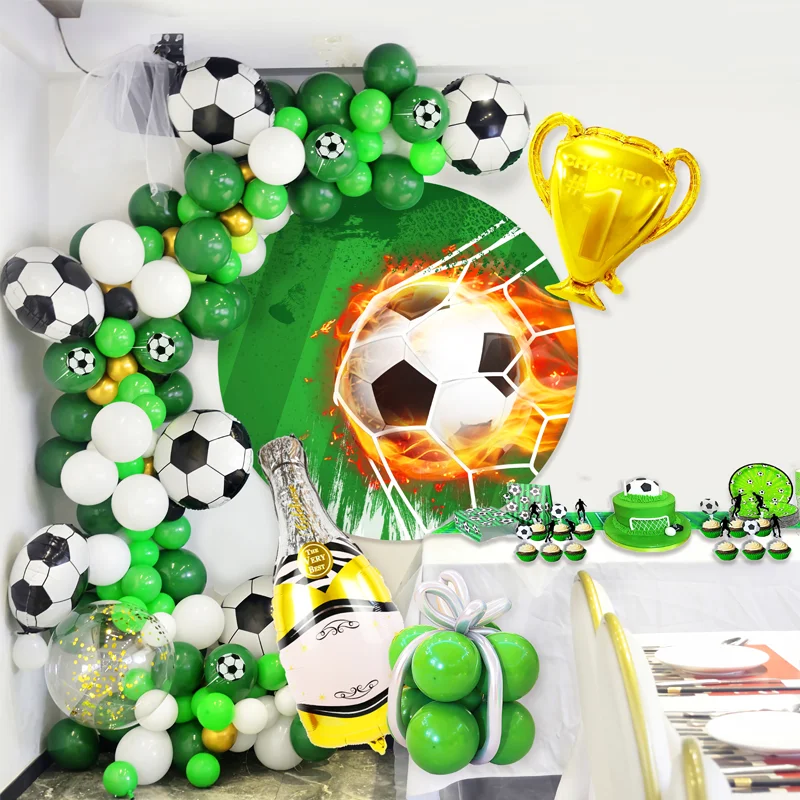 TLX 11 Years Football Sports Themed Decorations Championship Latex Foil Party Balloons Arch Kit Balloon Birthday Decorations