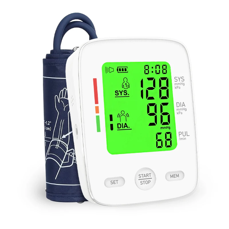 CE MDR Approval Customization Talking Automatic Digital Smart Blood Pressure Monitor Upper Arm Cuff Monitor