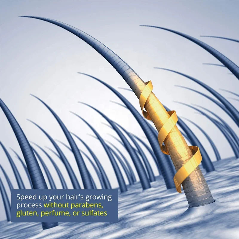 Роскошный медный пептид Ghk-cu с логотипом на заказ предотвращающее выпадение волос масло для роста мужчин и женщин