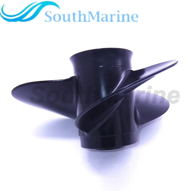 Boat Aluminum Alloy Propeller 58100-96410-019 10 1/4x10-K for Suzuki DT20 FT25 DT30 DF25 DF30 Outboard Motor 10.25x10