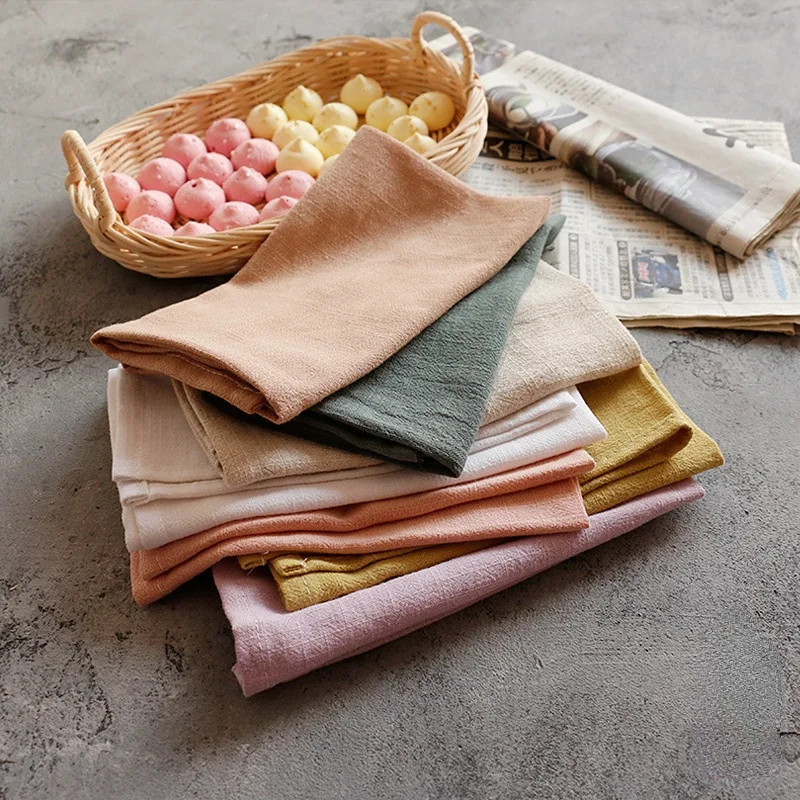 Serviettes De Table Pour Mariage Coton Fabric Table Napkin Cotton Napkins Wholesale Wedding Cloth Linen Napkins For Wedding