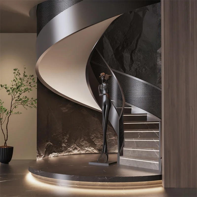 Indoor spiral staircase fashion style for house