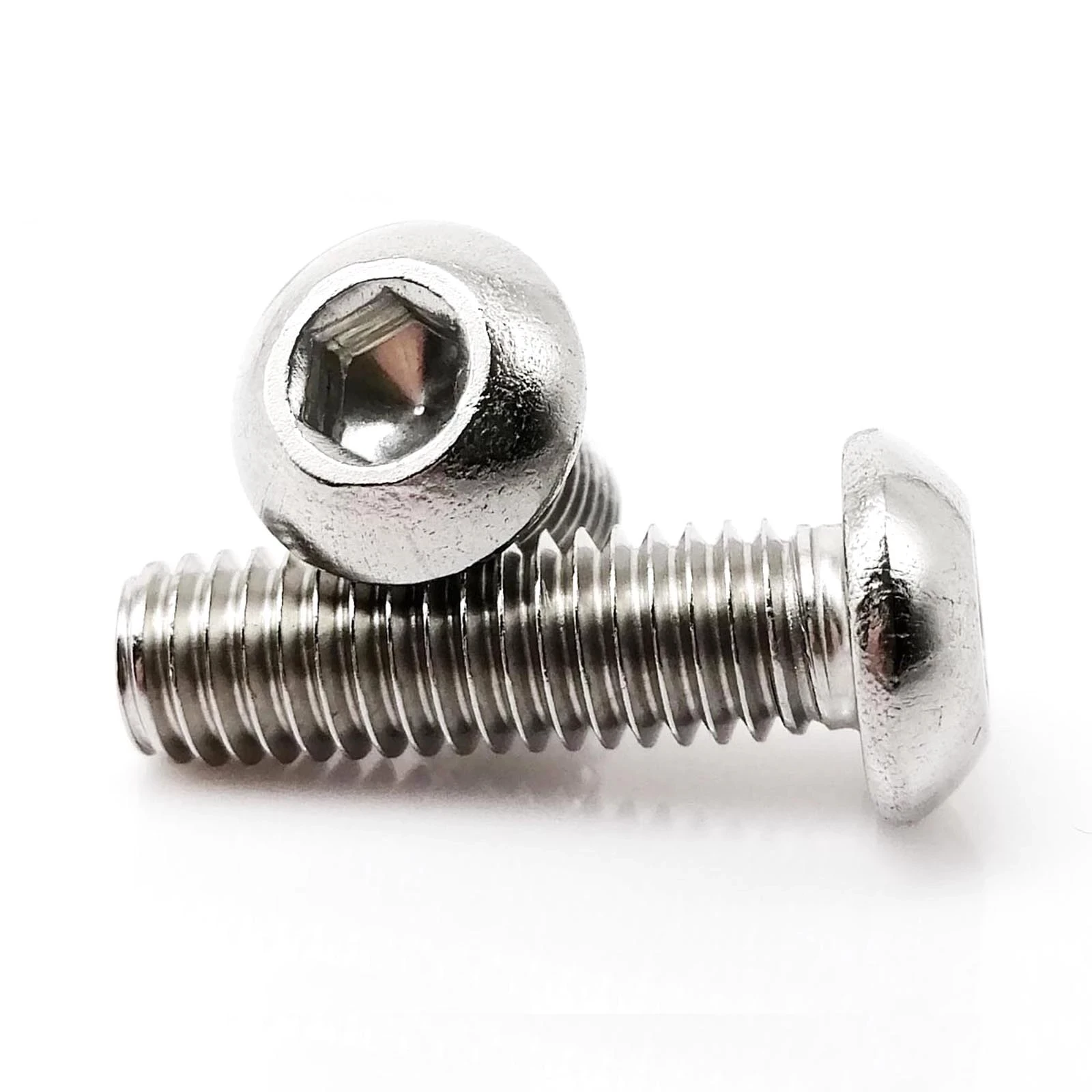 400/2100X m1. 6 м2 M2.5 м3 M4 M5 304 из нержавеющей стали Шестигранная кнопка с круглой головкой винтовой гайкой комплект для шайбы