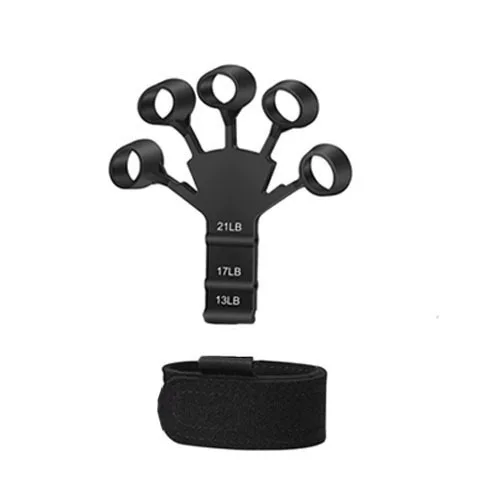 Silicone Workout Hand Grip Exerciser Hand Therapy Exerciser Finger Resistance Bands Strengthener