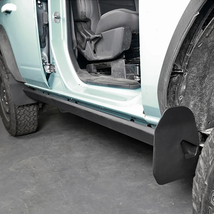2022 Ford Bronco SPLASH GUARD 4 pieces  Rock Rail Side Mini Mud Flap 2021+ Ford Bronco