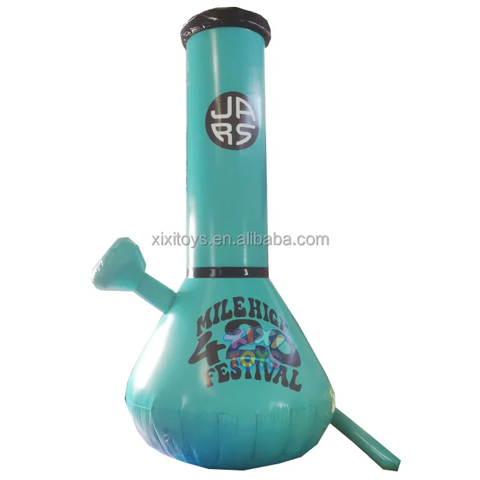Advertising Customized Oversize 13ft Tall Inflatable Smoke Bong Balloons,Blow Up Water Smoking Bong Tube Models