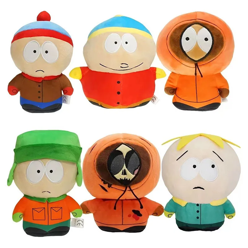Kawaii Plush Cartoon Plush Toy Super Soft Anime American Band Doll Band South Park Stuffed Gift for Children Kids