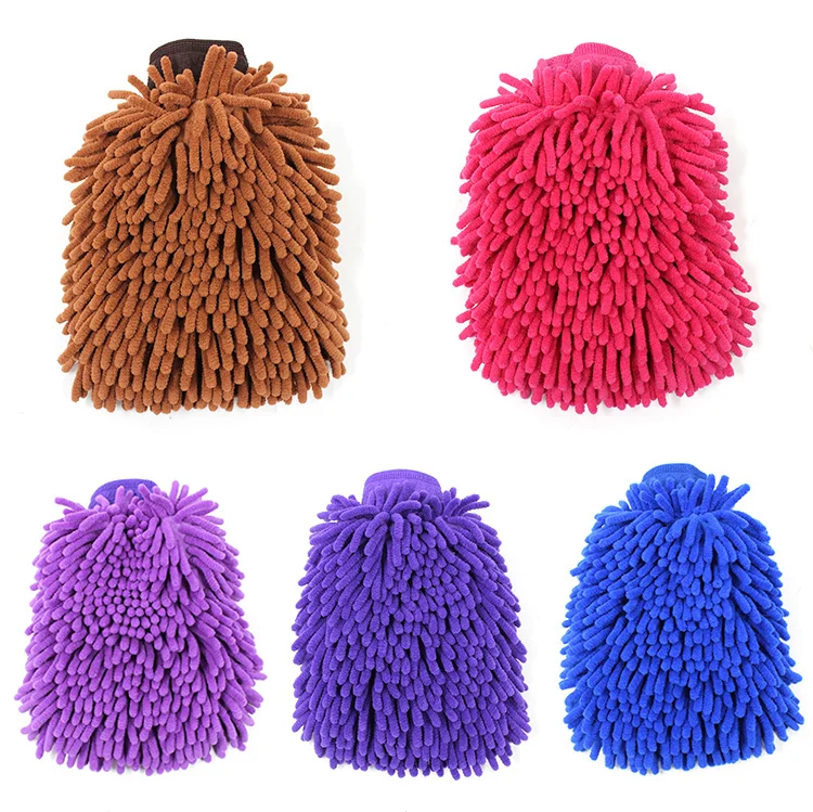chenille glove for car clean