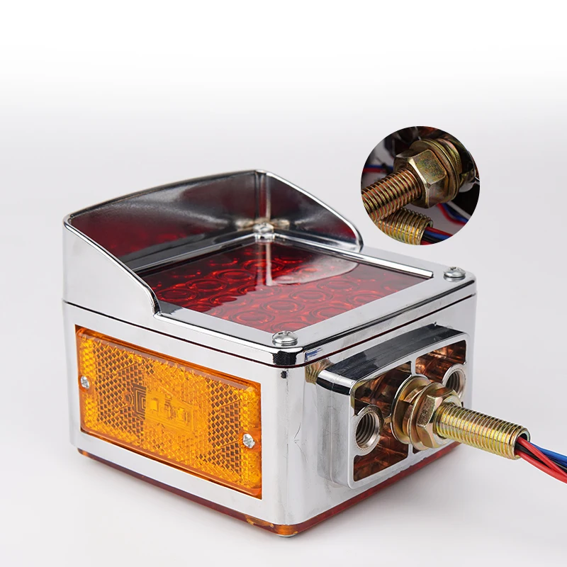 75W Trailer tail LED bulb, waterproof IP68, truck off-road vehicle led trailer red and yellow tail light kit