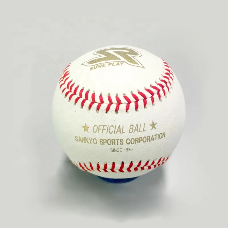 9inch 5oz high quality genuine cowhide leather 50% wool winding baseball balls for training