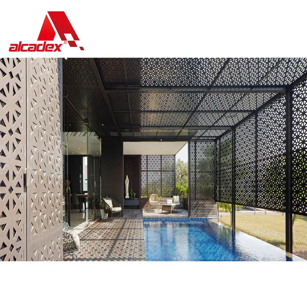 Plate 3d ventilated exterior decoration external cladding veneer aluminum facade panel accessories and curtain walls