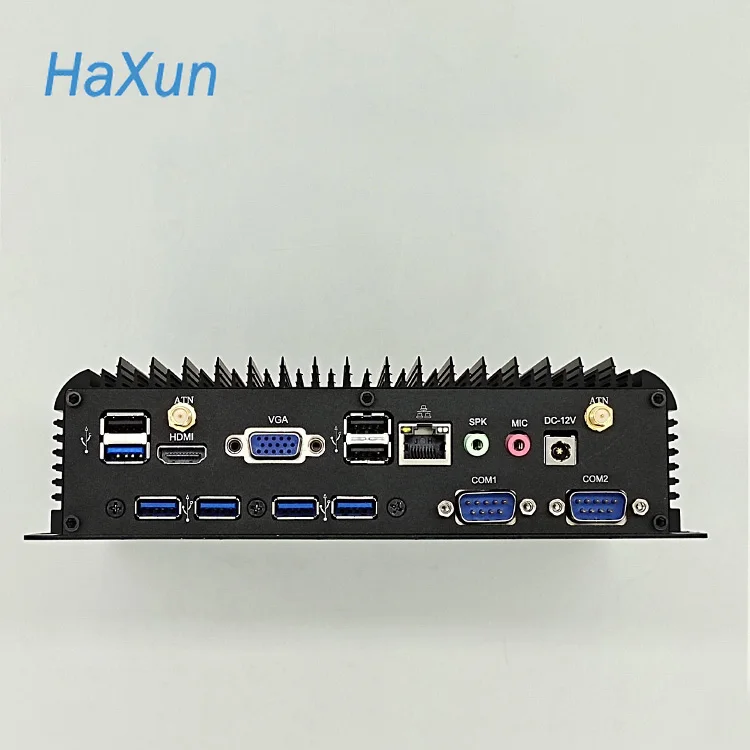 Cheap Fanless Mini PC Intel Celeron 1037U Windows 10 Linux Industrial Computer Firewall Mini Pc