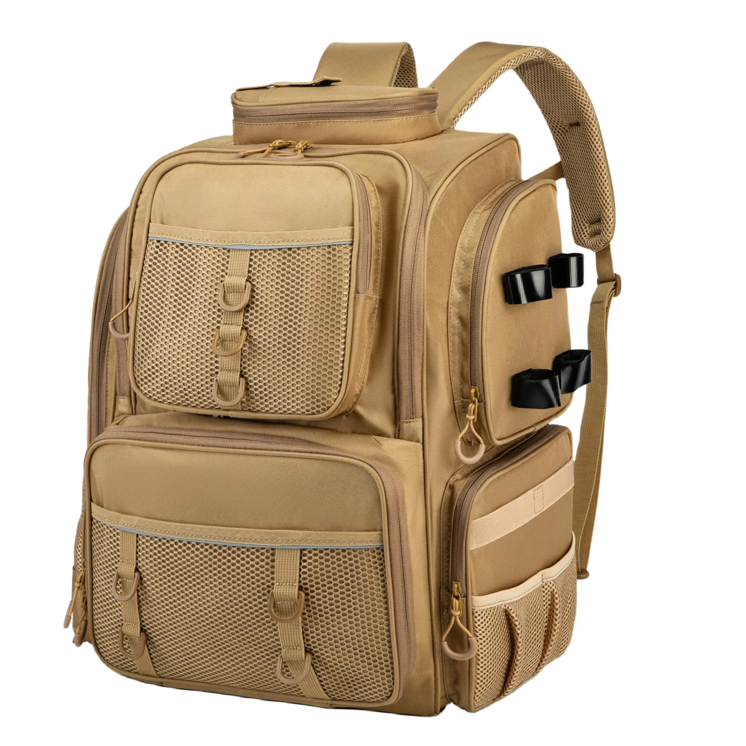 Fishing Gear And Equipment Bag Storage Rod Holders Tackle Boxes Fishing Bag 45l Roller Tackle Fishing Backpack