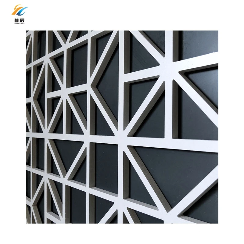 Waterproof Wpc Outdoor Screen Grille Panel Screen