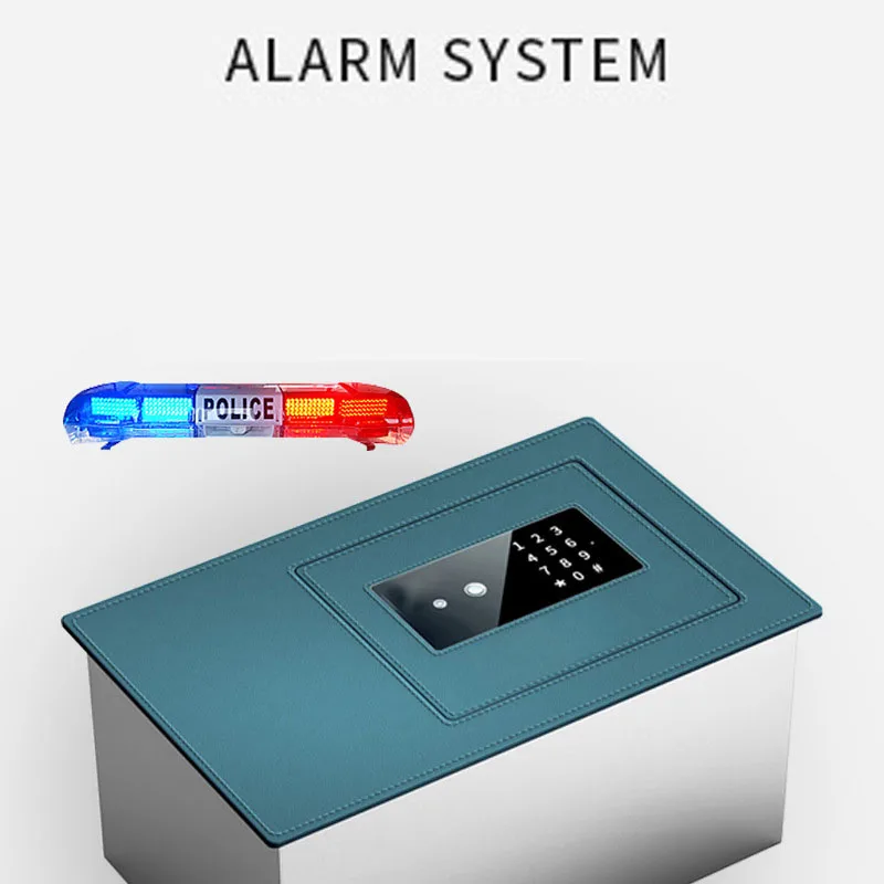 Wardrobe bottom mounted safe household small bottom cabinet all-steel security safes