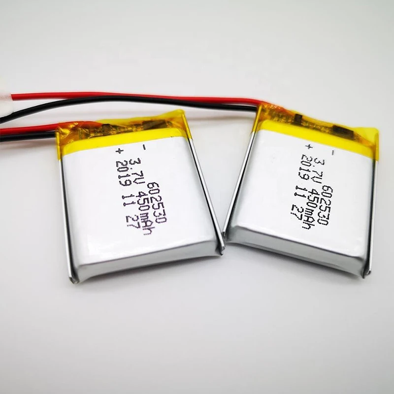 KC certificate lithium ion li polymer batteries Factory OEM 602530 450mAh Li-polymer Battery For Water Replenishing Instrument
