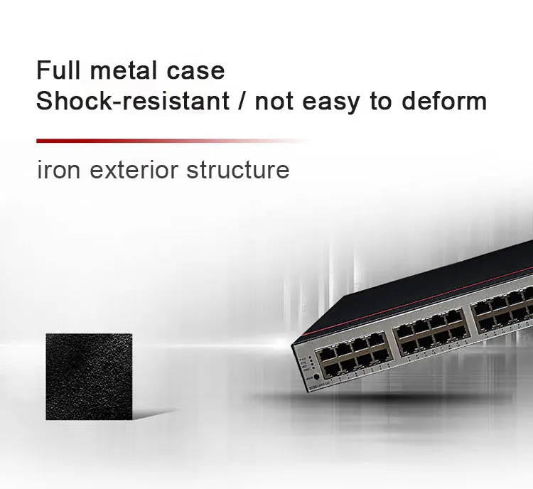 Expandable card slot for industrial fiber switch network S5731S-H24T4XC-A 24 port industrial switch