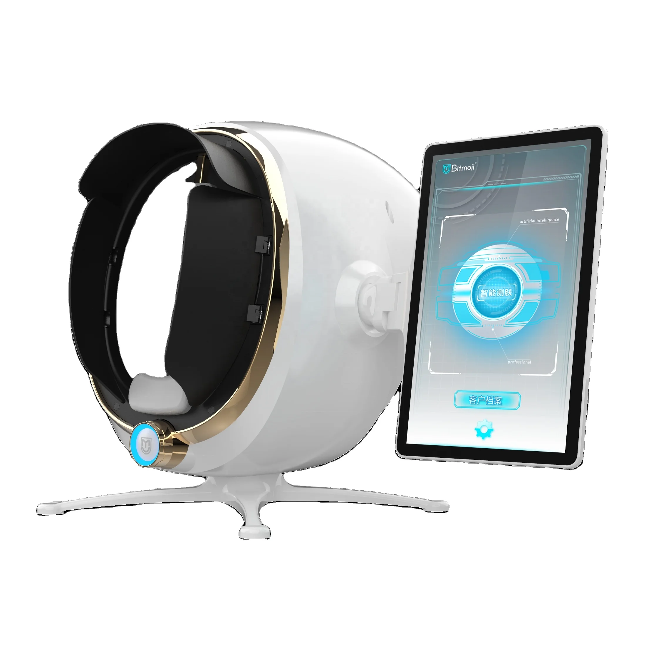 Portable 3d Ai Face Skin Diagnostics Analyzer Facial Tester Scanner Magic Face Mirror Device Skin Analysis Machine Skin Analyzer