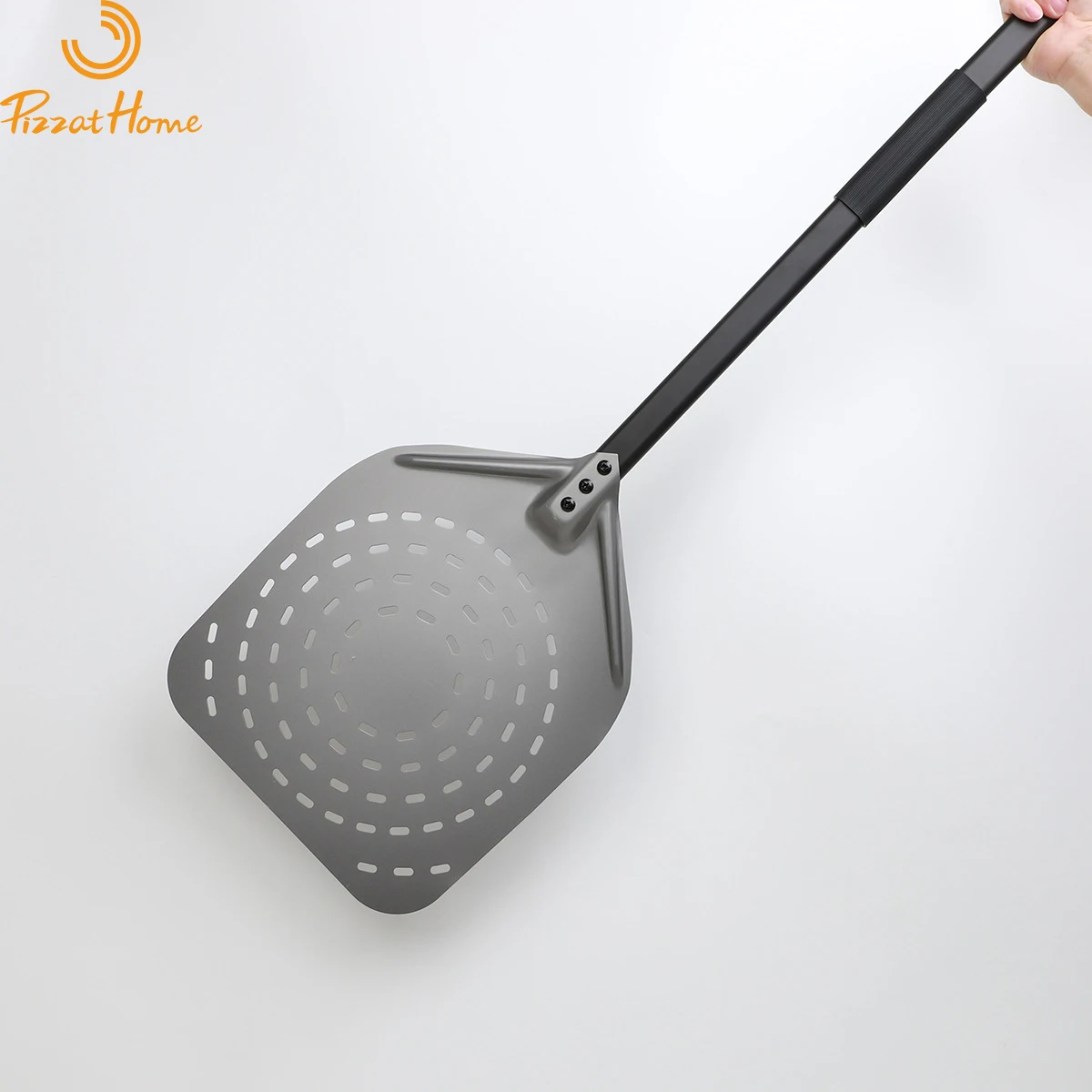 12 inch 13 inch hard film punching pizza shovel pizza transfer flip shovel consumer and commercial aluminum alloy