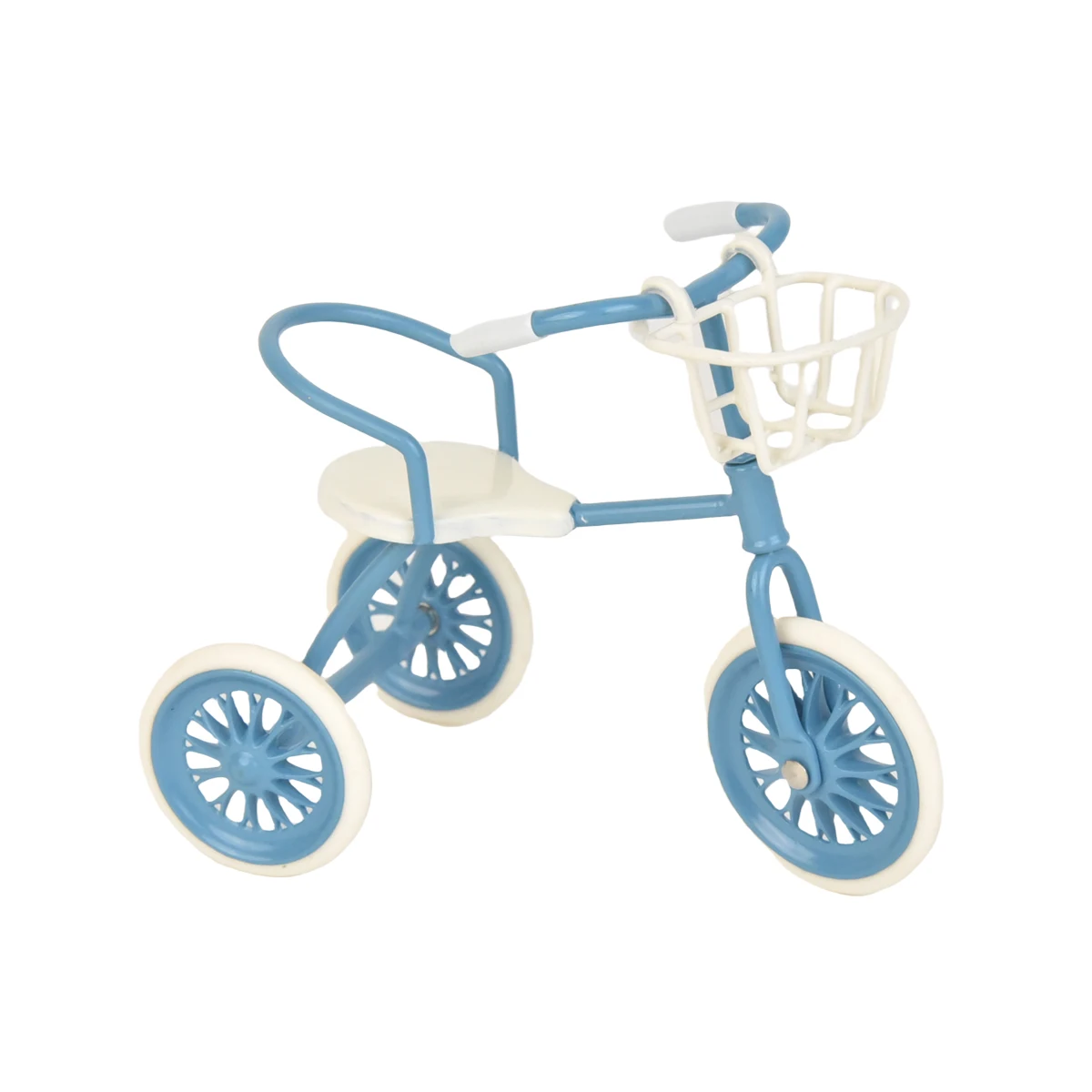 1:12babycare Tricycle simple style Tricycle Stroller Trike 3 Wheel Pedal trike doll tricycle for doll house