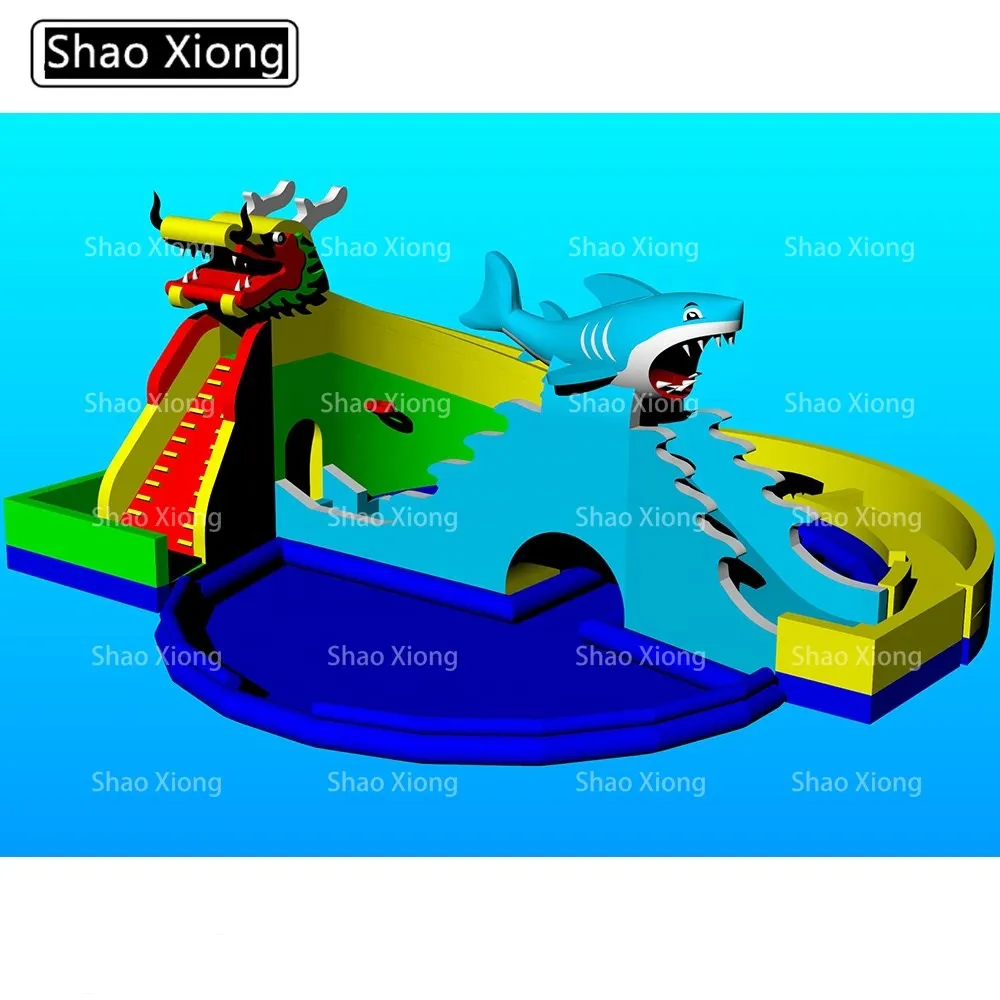 Commercial Outdoor Funny Summer Amusement Water Games Inflatable Water Pools Park Playground Equipment
