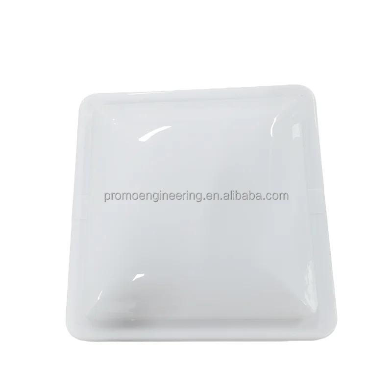 14 Inch Rv Shower Hatch Skylight Caravan Fifth Wheel Roof Fan Vent White Rv Plastic Air Conditioner Vent Pipe Covers